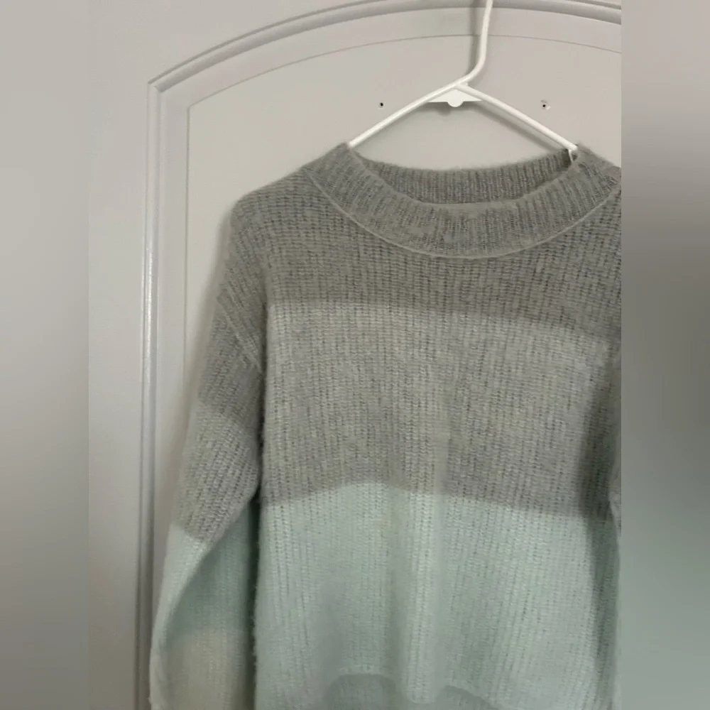 Free People Autumn Sky Pullover Wool Blend Sweater  size XS